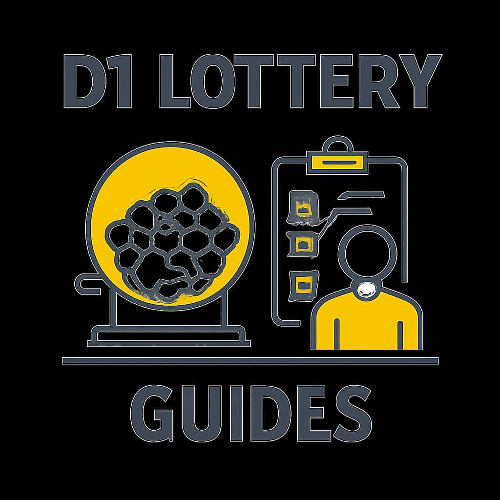 Illustration detailing the D1 Lottery Guides topics.