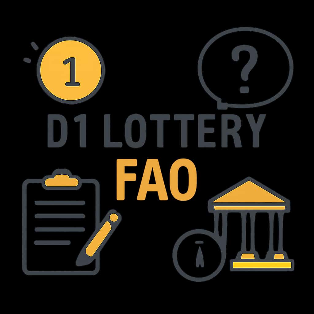 Illustration related to the functionalities of D1 Lottery FAQ.