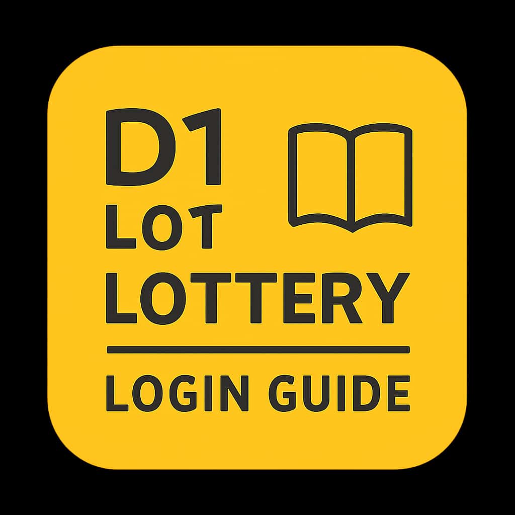 An icon symbolizing the D1 Lottery login guide.