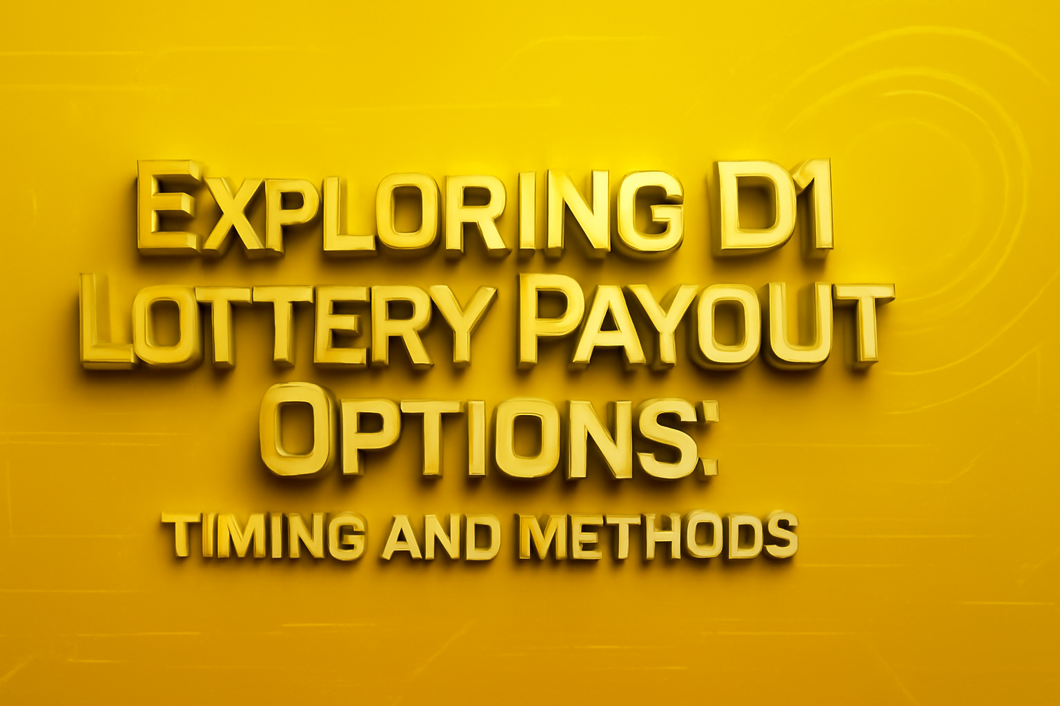 Informative scene showcasing the D1 Lottery App Download Guide.