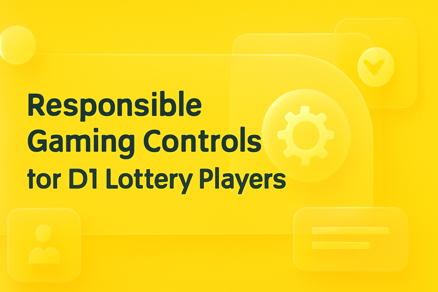 An informative scene illustrating aspects of the D1 Lottery Participation Guide.