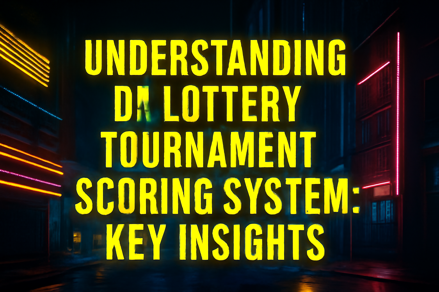 An illustrative scene representing the D1 Lottery navigation process.