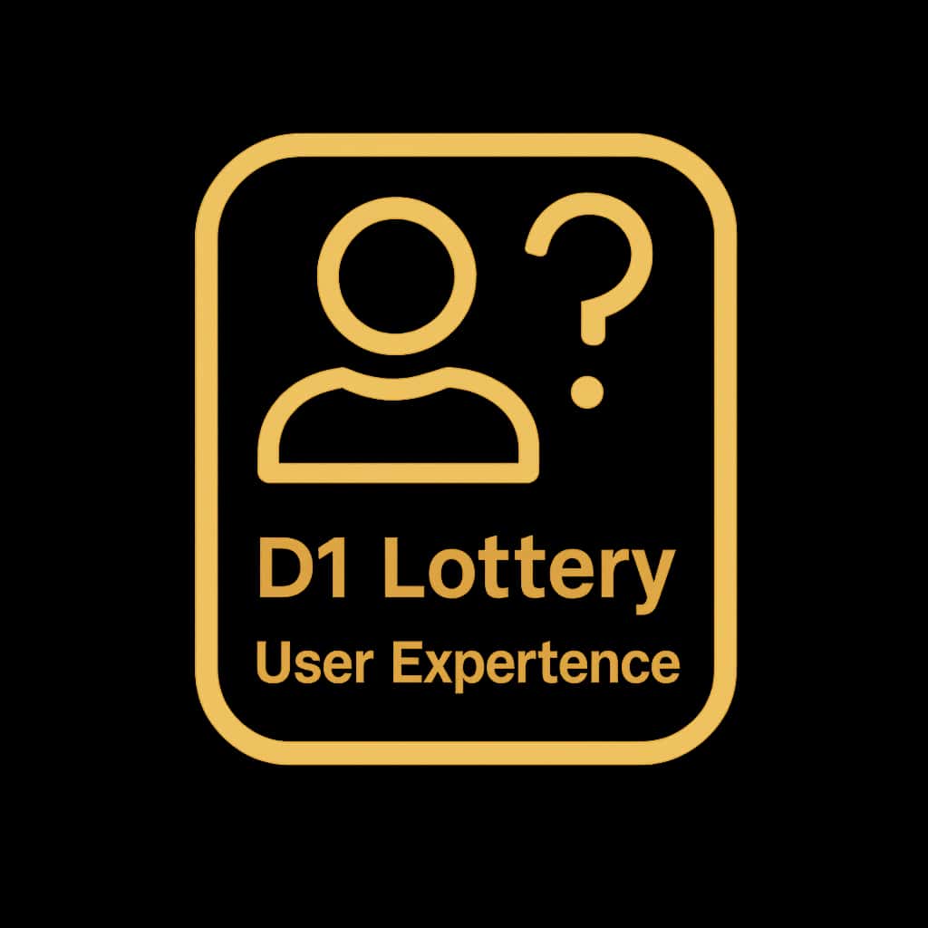 A badge symbolizing D1 Lottery User Experience guidance.