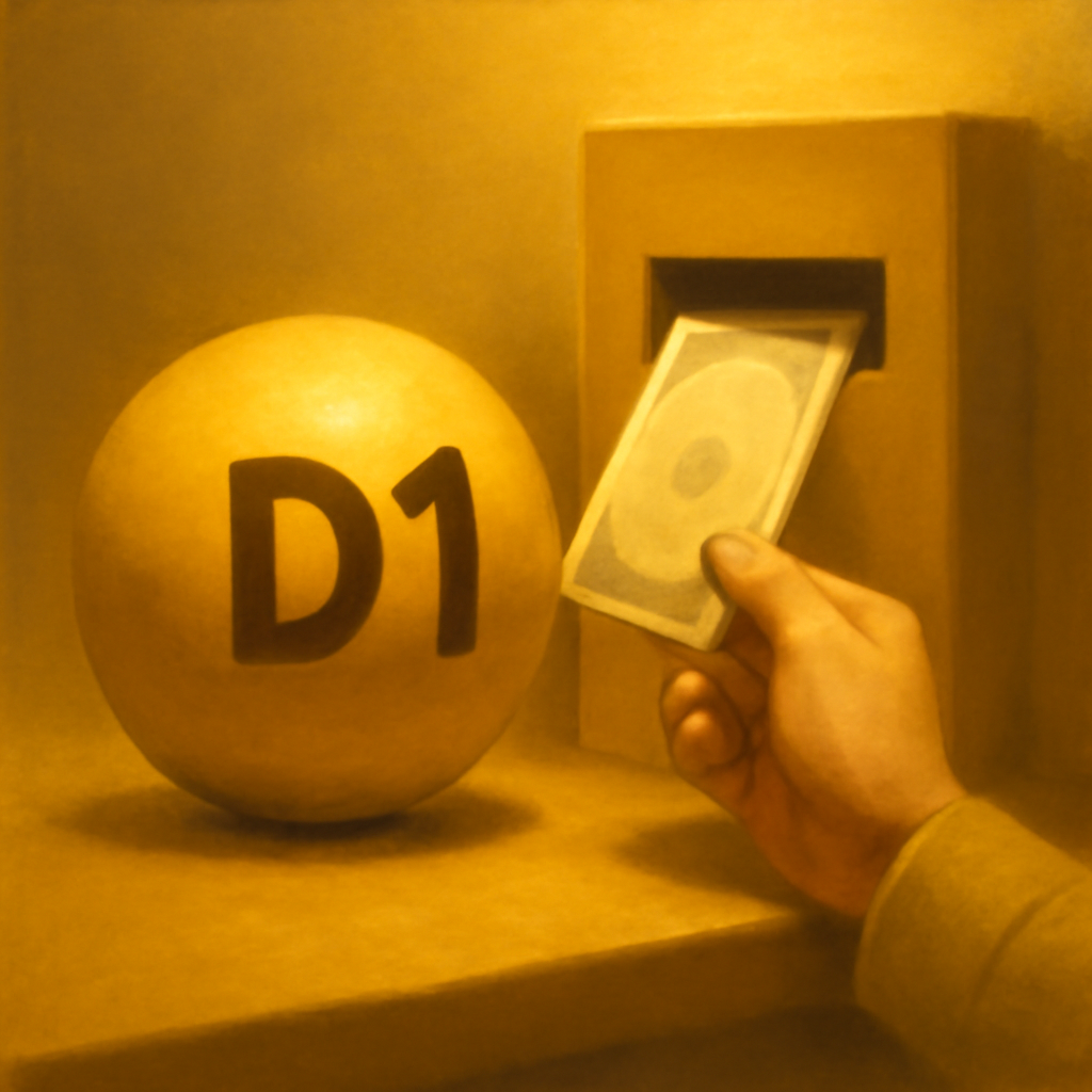 An icon representing the D1 Lottery Participation Guide.