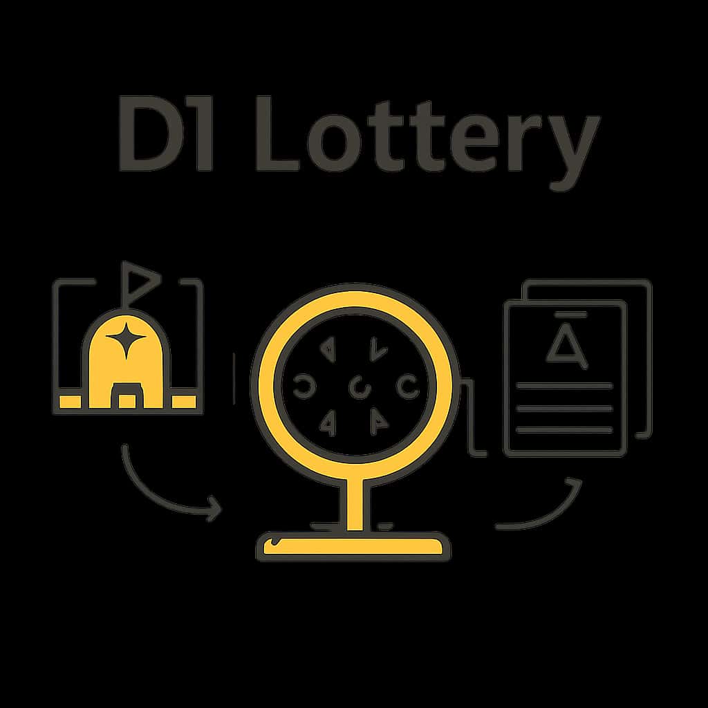 Illustration summarizing the topics covered in All D1 Lottery updates.