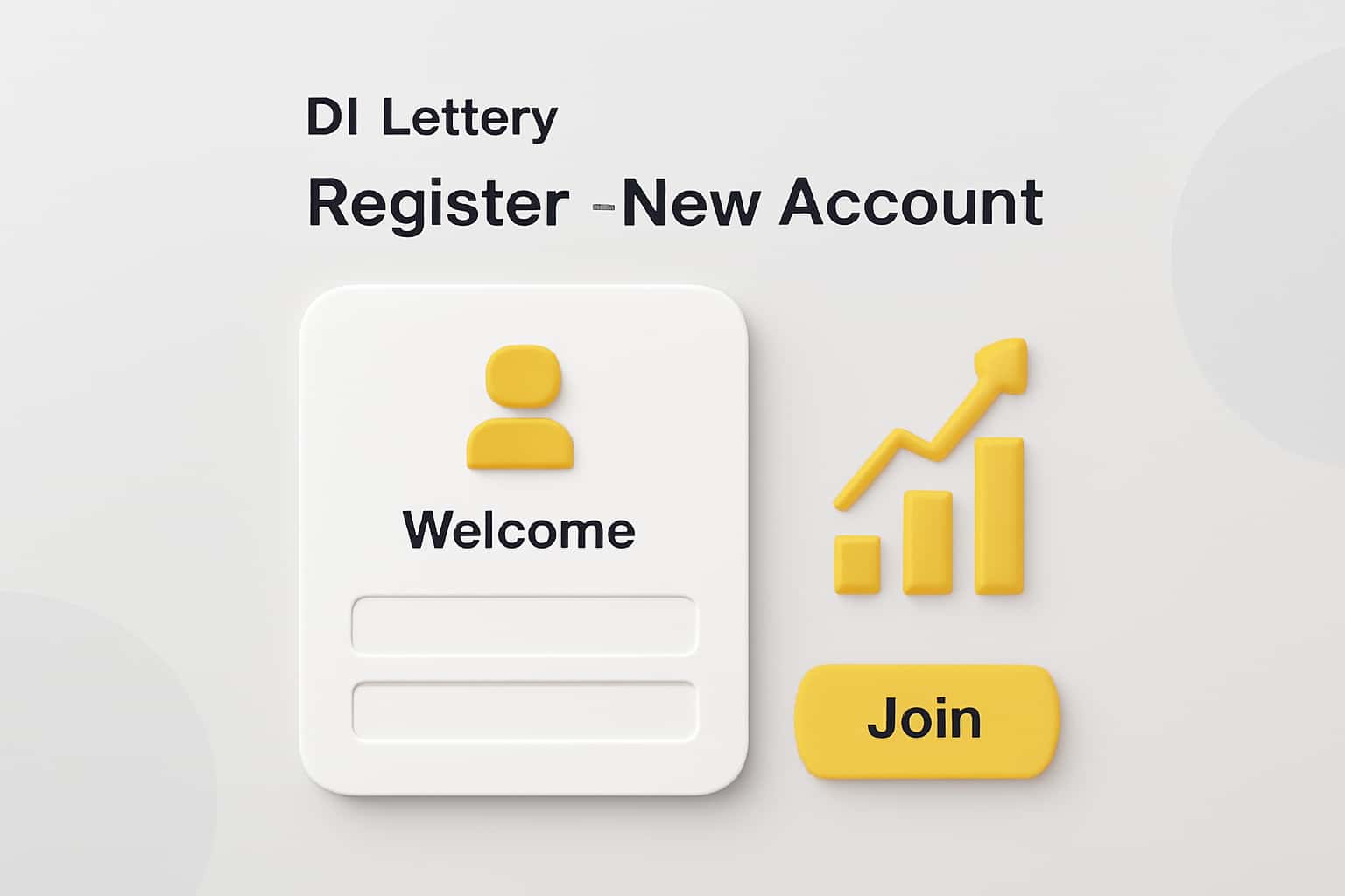 D1 Lottery Register - New Account Interface