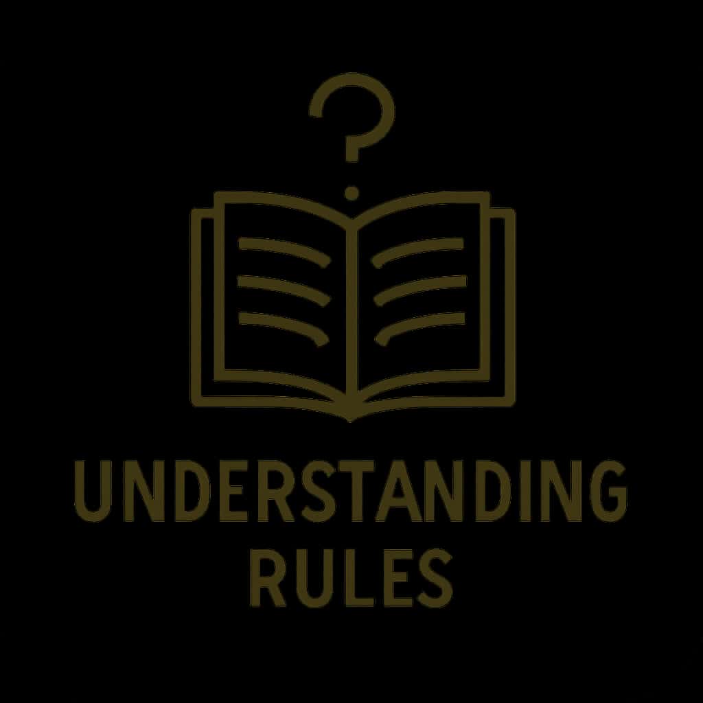 Icon representing D1 Lottery rules as a guide.